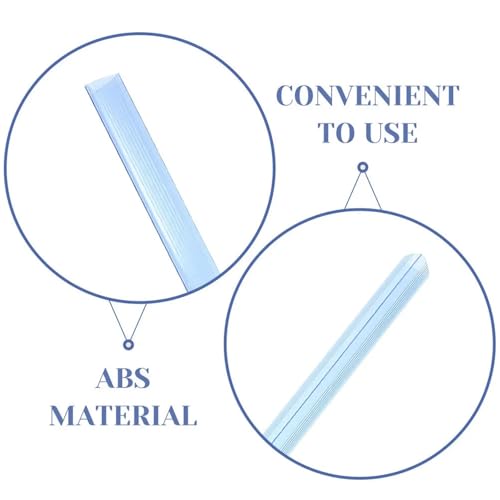 Binding Bars 20Pcs Transparent Slide Binders Pull Rod Clip Binding Bars Spine for Bookbinding DIY Projects Presentations Filing