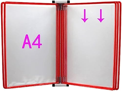A4 Wall Organiser Board, Catalog Display Rack, Multicolor(Blue)