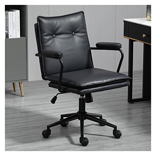 MVUYO FMURY Home Computer Chair Student Dormitory Study Chair Back Comfortable sedentary Office Chair Desk(C)