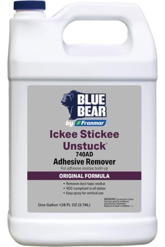 Blue Bear 740AD Ickee Stickee Unstuck Adhesive Remover for Stickers, 1 Gal