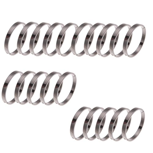 Binder rings 20Pcs Ring Binders, DIY Book Index Card Rings, Multifunctional Loose Leaf for Suitable for Schools, Offices(5.5cm)