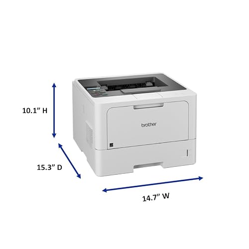 Brother HL-L5210DW Business Monochrome Laser Printer, Duplex, Wireless, Gigabit Ethernet, Mobile Printing, Alexa Compatible