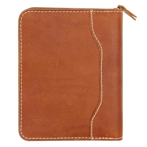 FranklinCovey - Colt Ring-Bound Binder for FranklinCovey Planners | Leather - Zipper Binder (Compact, Rustic)