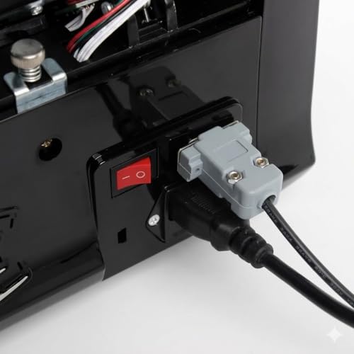 VORNIC Counterfeit Money Detector Machine - Professional Bill Counting Machine with Fake Note Detector, UV Light Ultraviolet Fake Money Detector and Cash Counting Machine for Business