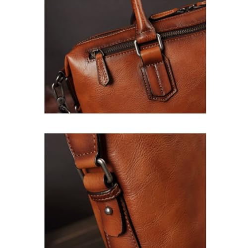 STBTOO Luggage Bags Messenger Bags Men's Leather Shoulder Bags Briefcases Handbags Laptop Bags Casual Daypacks(1)