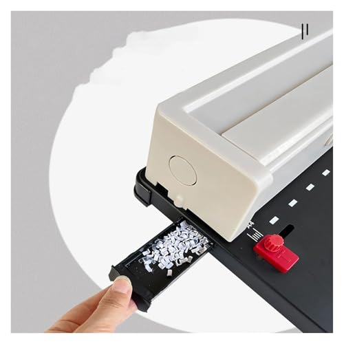 SIMPLEusQ Binding Machine,Book Binding Machine,Binding Machine Punching 12 Sheets Easy to Punch 10 Hole Square Size Holes Fit Letter Size A4 A3 Book Binder
