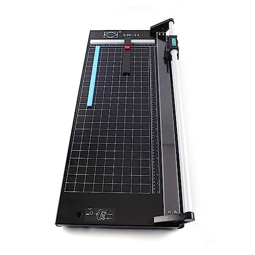 WUPYI Professional Precision Rotary Paper Trimmer 24 Inch Photo Paper Cutter Trimmer Rolling Trimmer,Discretion 2mm