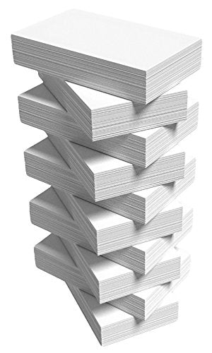 MADE IN USA – Debra Dale Designs 3x5" White Index Cards – 1,000 Ct, 110lb Smooth Finish – Thick Genuine Stock for Office, Study & Filing