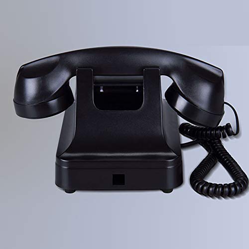 Phone Corded Telephone Landline Retro Antique Guest Room Home,Black