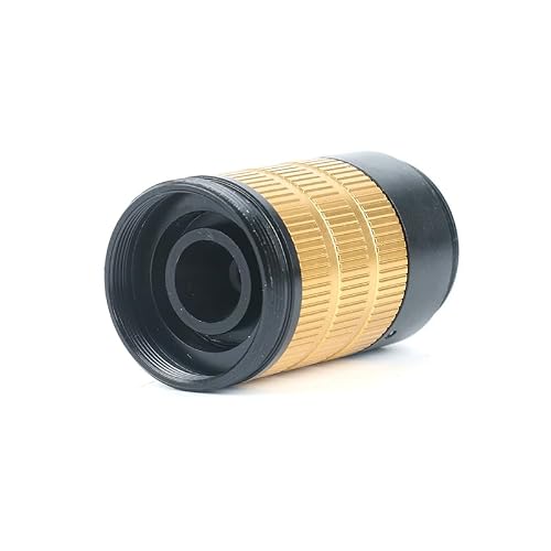Microscope Accessories 50X 100X High Visual High Distance Adjustable Field Industrial Zoom CS C Mount Lens for HDMI VGA USB Video Microscope Camera(50X)