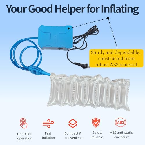 Hijelyn Inflatable Bubble Cushioning Wrap Roll Bottle Shipping Sleeves 15.7"x164' Air Pillows for Shipping Moving, Large Size Air Bubbles Packing Supplies for Fragile Items Packaging Material