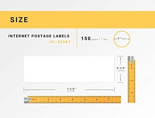 HouseLabels Compatible with Dymo 30384 Labels, 2-1/4" x 7-1/2"