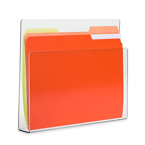 SOURCE ONE Deluxe Clear Acrylic File Chart Holder Wall Mount
