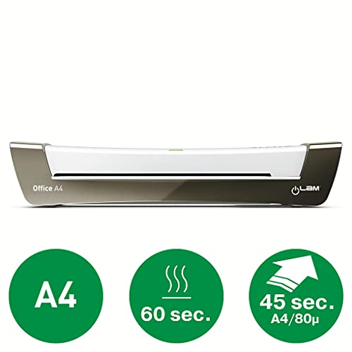 Leitz 72511084 iLam A4 Laminator for The Small Office - Silver/White
