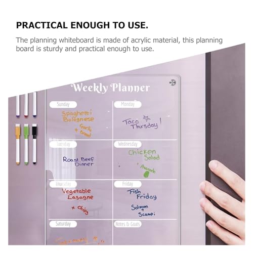 Weekly Planner Board Magnetic Whiteboards Planning Schedule Daily