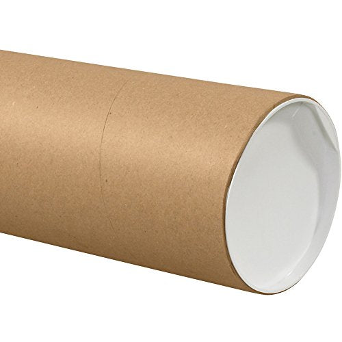 Choice Shipping Supplies Jumbo Mailing Tubes, 6" x 60", Kraft, 10/Case