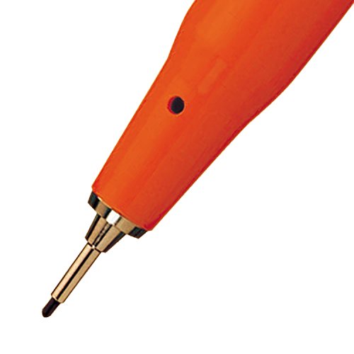 Pentel S570 Ultra Fine Pen Plastic 0.6mm Tip 0.3mm Line Red Ref S570-B [Pack of 12]