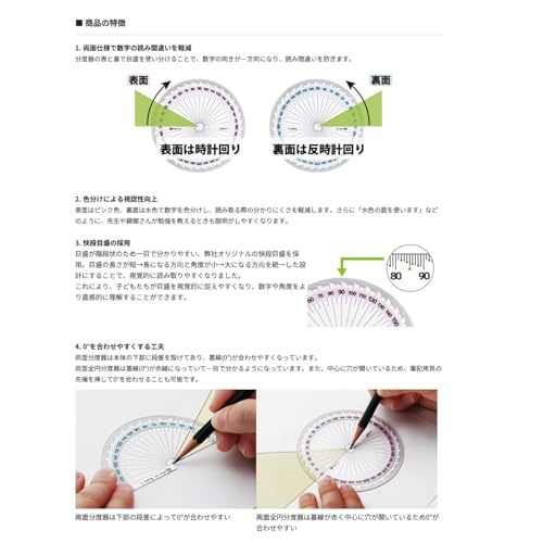 Niigataseiki SK FCP-90DKD Double-Sided Full Circular Protractor, Quick Level, Reading, Made in Japan