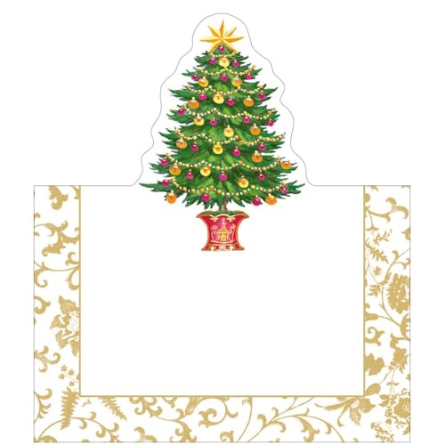 Caspari Gilded Tree Place Cards - 8 Per Package, 5 Packs