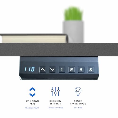 VIVO Black 71 x 30 in Standing Desk, DESK-KIT-E2B71B