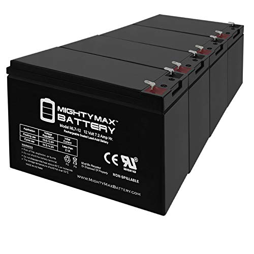 Mighty Max Battery 12V 7Ah SLA Replacement Battery for Tripp Lite INTERNETOFFICE500-4 Pack
