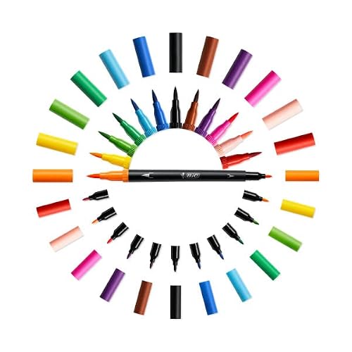 BIC Intensity Creative Set of Creative Tools for Artistic Writing and Drawing - Box of 44