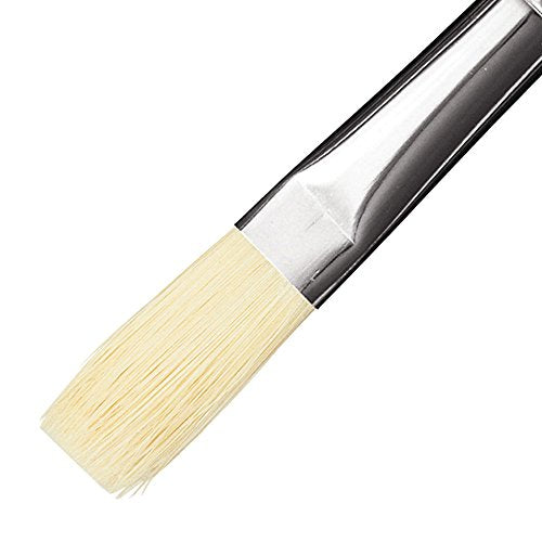 Sakura Crepas Paint Brush, Pig Bristle, Flat Type, No. 14, BF#14 (10), 10 Pens