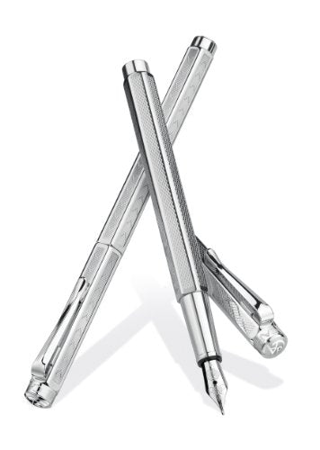 Caran D' Ache Chevron Ecridor Silver Plated/Rhodium Coat Chevron 0.7mm Pencil (004.286)