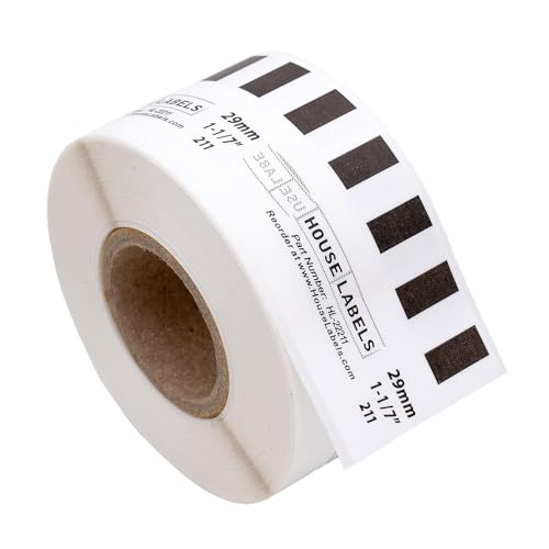 HouseLabels Compatible with Brother DK-2211, 1-1/7" x 50'