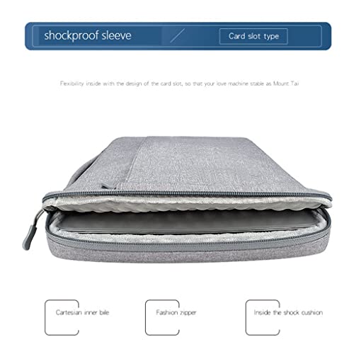 Shockproof Laptop Bag 13 14 15.6 inch Sleeve Women Men Solid Handbag Computer Cover