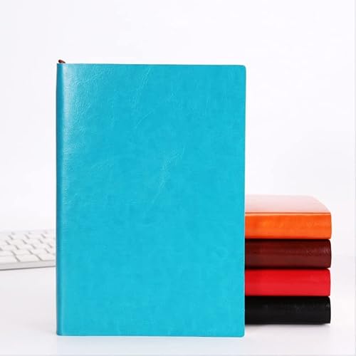YMGSCC A5 A6 Three Sizes 5 Colors Large Business Diary Leather Soft Copy Notebook Increase Thick Kawaii Office