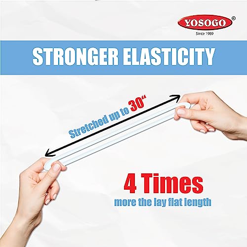 Extra Large 8-Inch Big Postal Rubber Bands | Heavy-Duty Biodegradable Elastic Bands (Pack of 120) | Natural Rubber | Durable for Office, Home, and Industrial Use