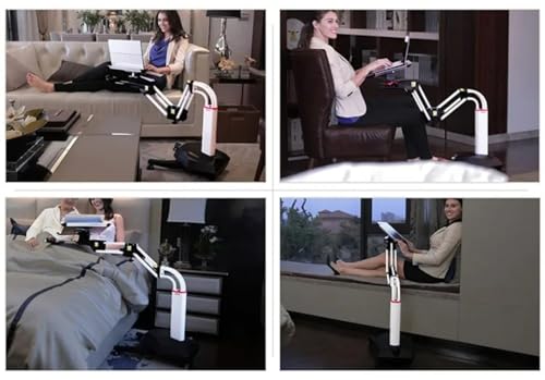 NBGYS Versatile Rolling Laptop Desk - Portable Bed Table for Home, Office, School, and Medical Use - Adjustable Height Laptop Stand for Bed and Writing - Convenient Lap Desk Solution