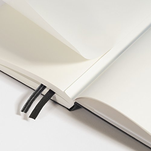 LEUCHTTURM1917 - Notebook Hardcover Medium A5-251 Numbered Pages for Writing and Journaling (Black, Dotted)