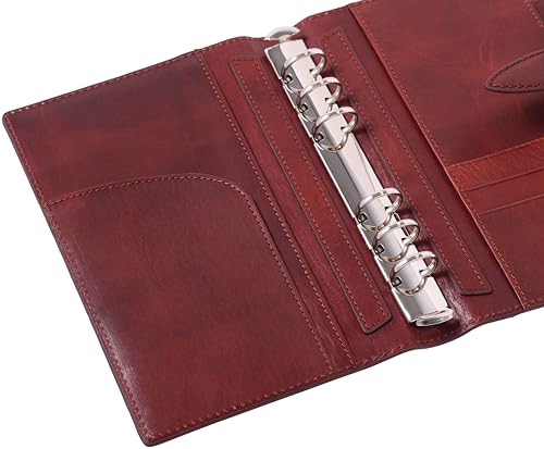 Franklin Planner Tea Leaves Binder Compact Size 86007 Brown