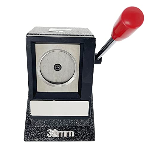Round 1-1/4" 32mm Multi Sheets Stack Paper Graphic Punch Die Cutter Button Maker 015422
