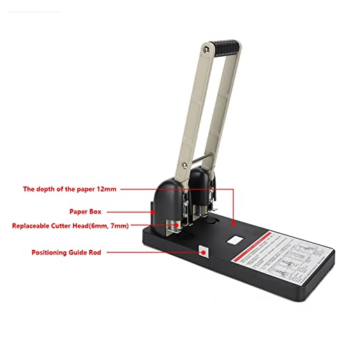 Paper Hole Puncher for Office School Studio Supplies , 2 Hole 150 Sheet Capacity Manual Labor saving Paper Puncher Desktop Hole Punch