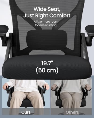 SONGMICS Drafting Chair, Ergonomic Tall Office Chair for Standing Desk