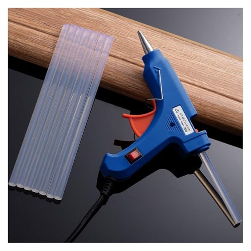 ZIJINGM Multi-Power mini hot melt Glue Gun, Optional for Crafts School DIY Art Home Quick Repairs DIY Craft Projects and Home Quick Repairs(3Pcs 20W White)