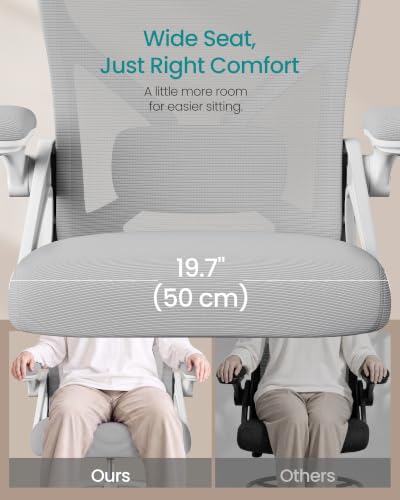 SONGMICS Drafting Chair, Ergonomic Tall Office Chair for Standing Desk