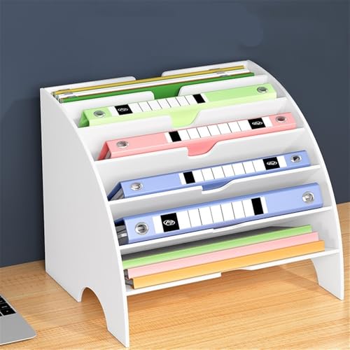 File Organizer Office Fan Shaped Desk File Organizer Desktop Storage Sorter A4 Letter Tray Rack