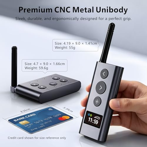 800M Long Range Presentation Clicker, Green Laser Presenter for PowerPoint