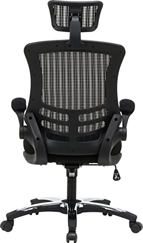Fuji Boeki 82530 Master 3 High Back, Office Chair, Desk Chair, Mesh, Breathable, Black, Backrest Storage Space Included, Elevation Function, Locking Function