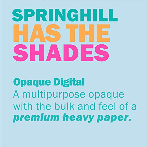 Springhill 8.5” x 11” Ivory Colored Cardstock Paper, 65lb, 176gsm, 2,500 Sheets (10 Reams) – Premium Medium Weight Vellum Cardstock, Printer Paper with Textured Finish – 014050C