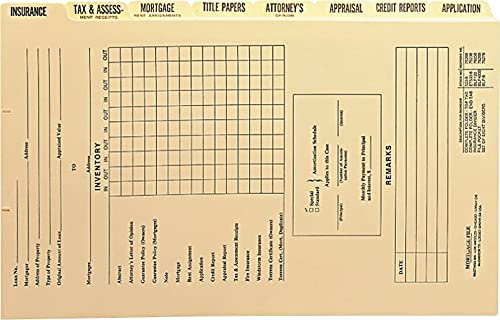 SMEAD Dividers for Mortgage File Folder, 8 per Set (SMD78278)