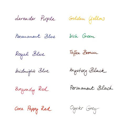 Montblanc Ink Bottle Midnight Blue 109204 – Premium-Quality Refill Ink in Blue-Black for Fountain Pens, Quills, and Calligraphy Pens – 60ml Inkwell