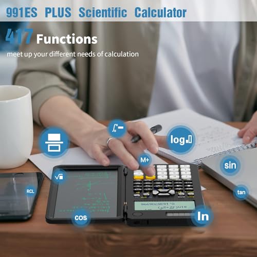 ROATEE Scientific Calculator for Student 991ES with Notepad School Supplies