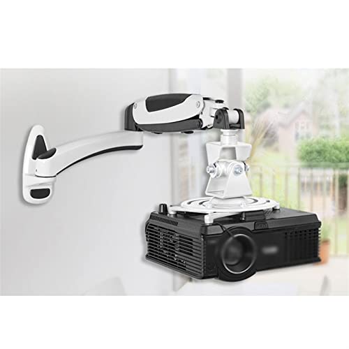 Projector Stand Projector Rack Home Wall-Mounted Projector Shelf Living Room Conference Room Telescopic Ceiling Rotating Projector Stand Projector Mount ( 1)