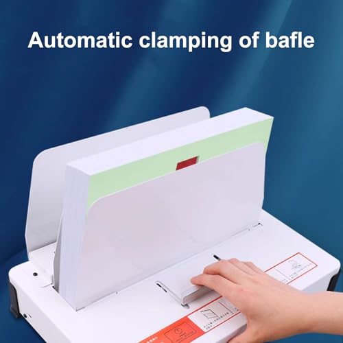 FIUZA A4 Thermal Binding Machine, 100W Book Binder Machine, Intelligent Temperature Control, 500 Pages Capacity, for Binding Office Reports, Contracts, Project documents, portfolios