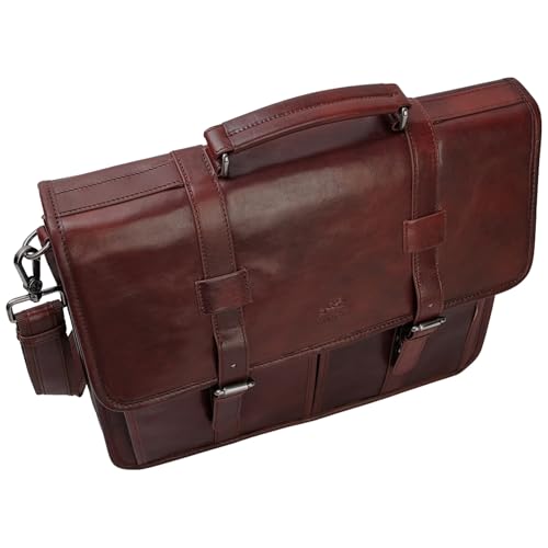 Mancini Pelle D’oro Double Compartment with RFID Secure Pocket 15.6” Laptop